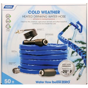 22912 Camco 5/8 In. Dia. x 50 Ft. Heated Drinking Water Hose heated, hose, 22912, water