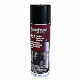 357 Premium Web Spray Adhesive, 19.6 fl oz, Aerosol Can, Water White - Case 
