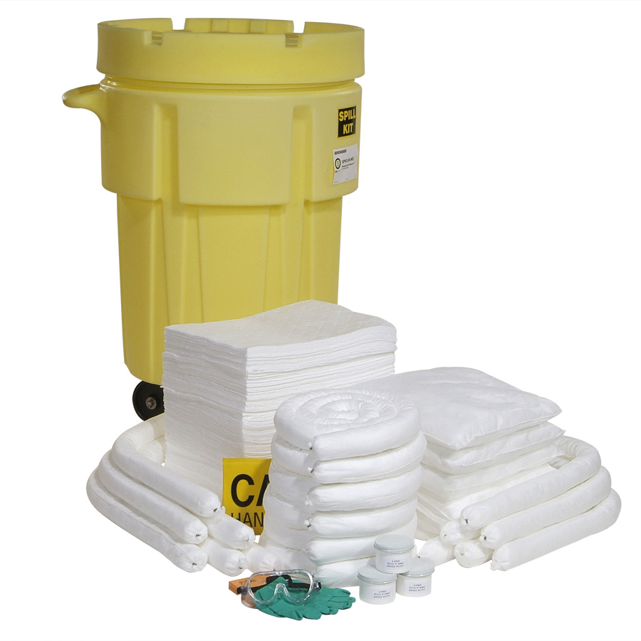 Oil-Only 95-Gallon Wheeled Spill Kit