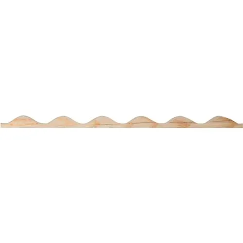 2218 Tuftex SeaCoaster Round Horizontal Wood Closure Strip
