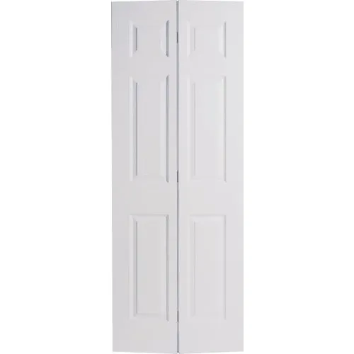 2/0 6PTEX BF Masonite 6-Panel Textured Hardboard Bifold Door 2/0 6PTEX BF, bifold, door