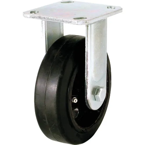 9494 Shepherd Mold-On Rubber Rigid Plate Caster