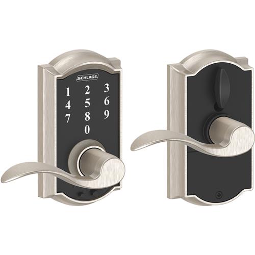 FE695VCAMXACC619 Schlage Camelot Lever Touch Electronic Entry Lock