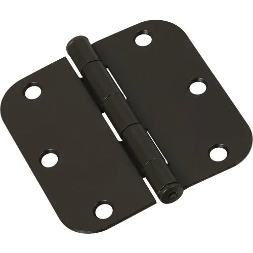 N830322 National 5/8 In. Radius Door Hinge 3-Pack