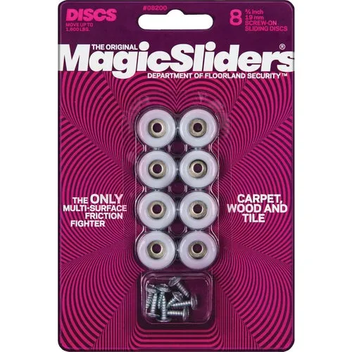 8200 Magic Sliders Round Screw-In Glide
