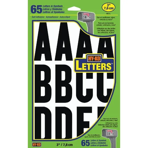 MM-4L57 Hy-Ko Boat Number And Letter Assortment