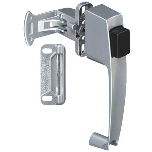 N185462 National Push Button Latch with 1-1/2 In. Hole Spacing button door latch push