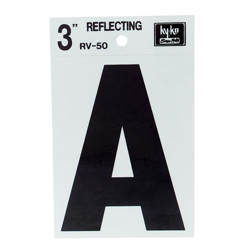 RV-50A Hy-Ko 3 In. Reflective Letters