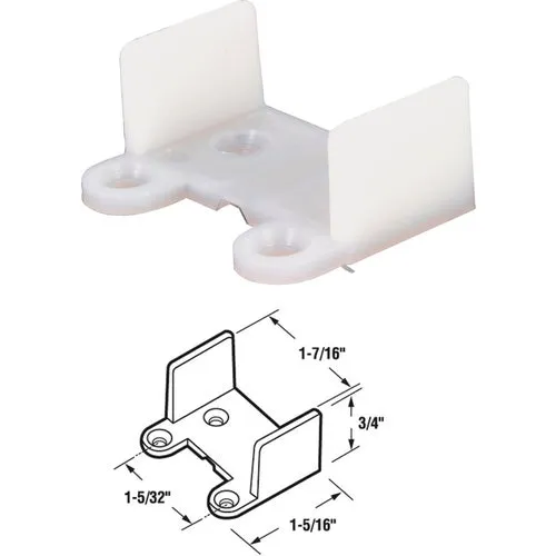 N 6565 Prime-Line Single Pocket Door Guide Image