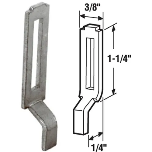 A 148 Prime-Line Adjustable Strike Plate With Screws A 148, door, plate, screen, strike