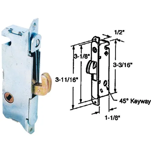 E 2014 Prime-Line Patio Door Mortise Lock