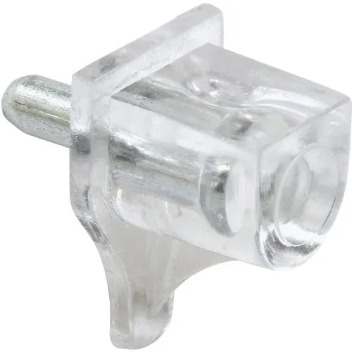 U 10156 Prime-Line 3mm Plastic With Metal Stem Shelf Support