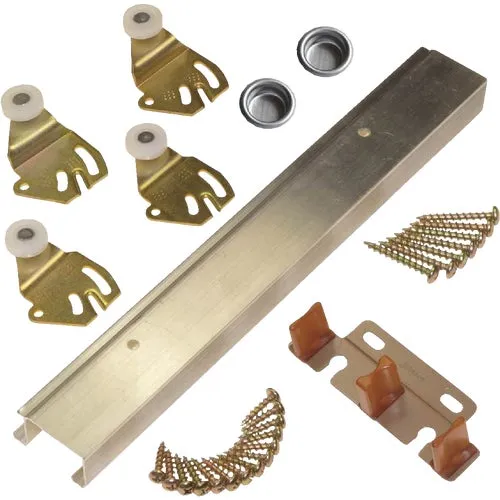2200482D Johnson Aluminum Track Bypass Door Hardware Set