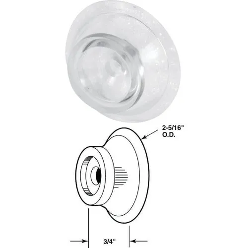 U 9004 Prime-Line Wall Door Stop & Wall Protector