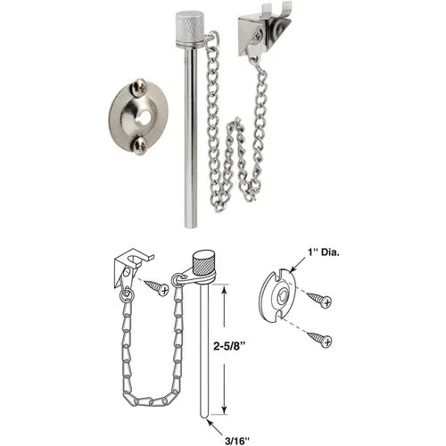 U 9858 Prime-Line Patio Door Security Pin Lock
