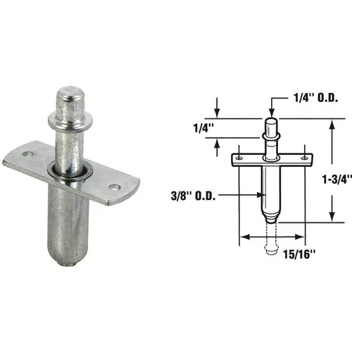 N 6612 Prime-Line Nail-Down Bifold Door Top Pivot
