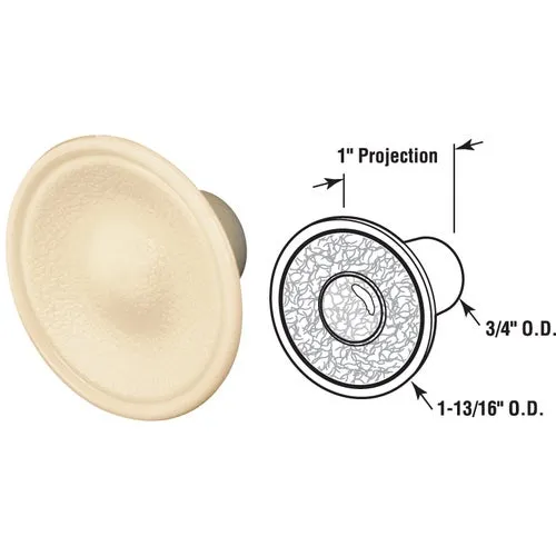 N 6754 Prime-Line Plastic Closet Door Knob