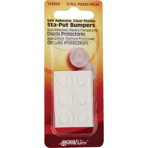 122053 Hillman Anchor Wire Self-Adhesive Bumper