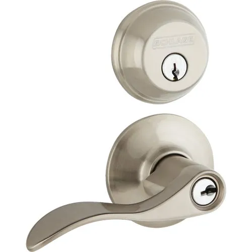 FB50NVACC619 Accent Single Cylinder Deadbolt & Door Lever Combo Lockset