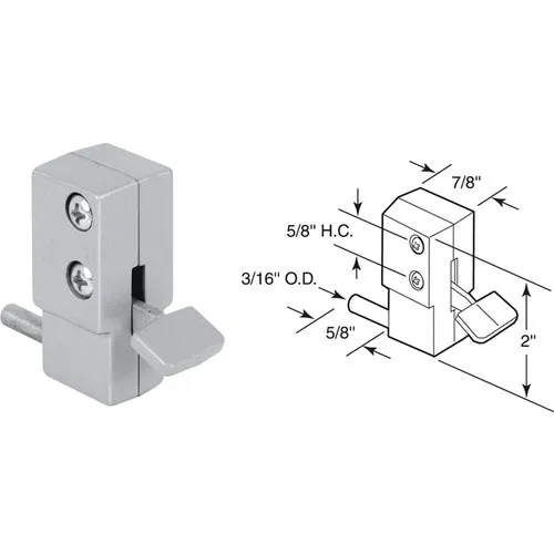 U 9877 Defender Security Patio Door Step-On Lock