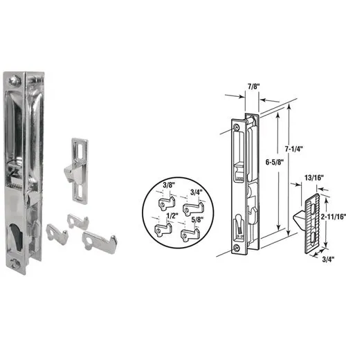 C 1045 Prime-Line Flush Mount Sliding Patio Door Handle