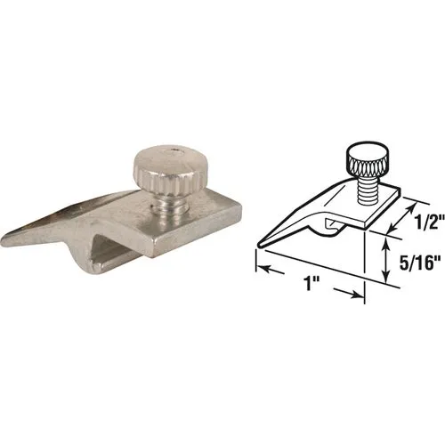T 8726 Prime-Line 1/2 In. W. x 5/16 In. H. x 1 In. L. Storm Window Panel Clip