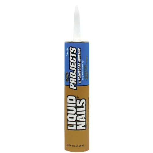 LN604 LIQUID NAILS Projects And Foam Board Adhesive