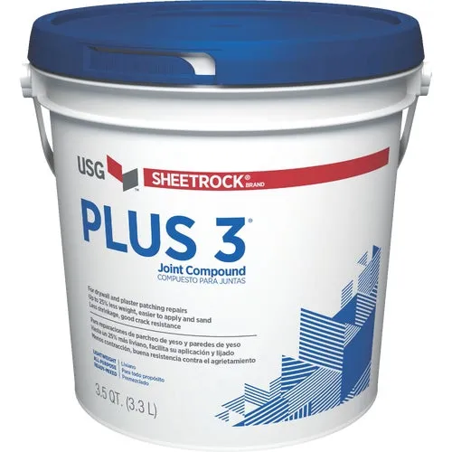 380285 Sheetrock Plus 3 Pre-Mixed Lightweight All-Purpose Drywall Joint Compound