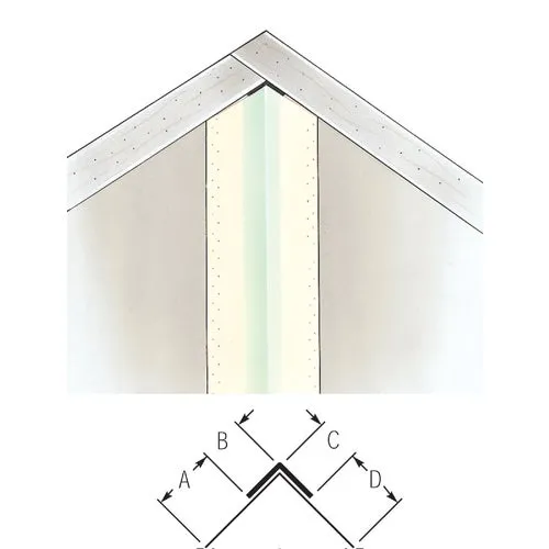 B2 Beadex Paper Faced Metal Inside Drywall Corner Bead