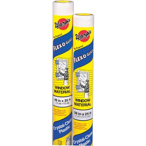 NFG-3625 Warps Flex-O-Glass Clear Plastic Sheeting