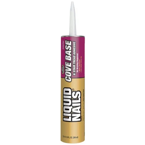 CB10 LIQUID NAILS Stair Tread & Cove Base Adhesive