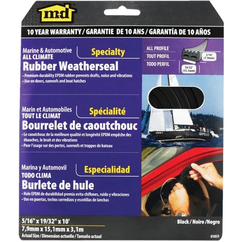 1033 M-D All-Profile Extreme Temperature Auto & Marine Weatherstrip