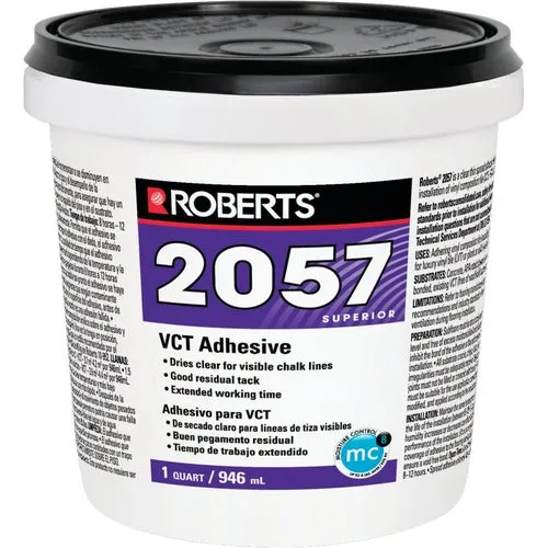 2057-4 Roberts Clear Thin Spread Floor Tile Adhesive