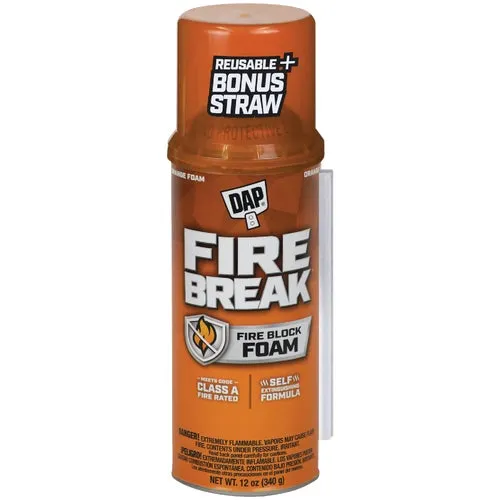 7565010012 DAP Firebreak Flame Resistant Fire Block Foam Sealant