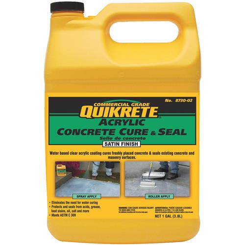 873002 Quikrete Concrete Cure And Seal Satin Finish Concrete Sealer