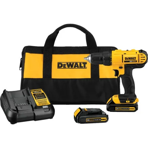 DCD771C2 DeWalt 20V MAX Lithium-Ion Cordless Drill Kit