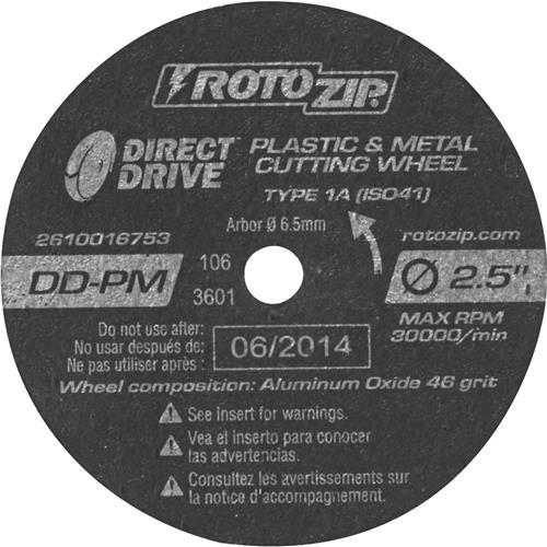 DD-PM5 Rotozip Plastic and Metal Cutting Wheel