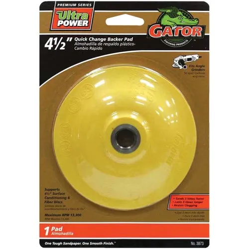 3020 Gator Quick Change Angle Grinder Backing Pad