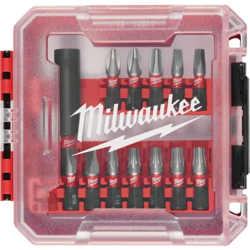 48-32-4507 Milwaukee Shockwave 12-Piece Drive Guide Impact Screwdriver Bit Set