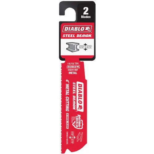DS0414BF2 Diablo Steel Demon Metal Reciprocating Saw Blade