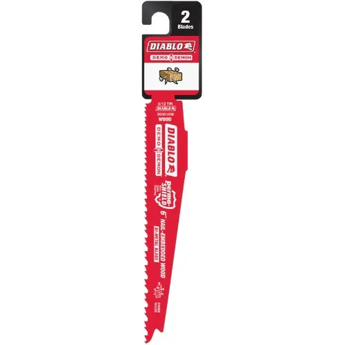 DS0612BW2 Diablo Demo Demon Wood Reciprocating Saw Blade