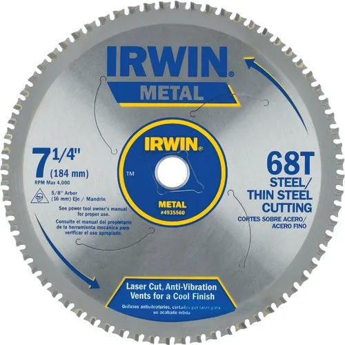 4935560 Irwin Metal Circular Saw Blade