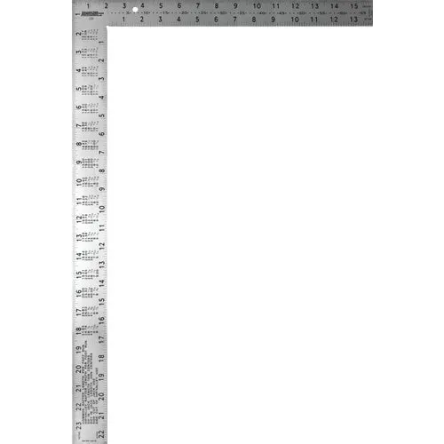 CS9 Johnson Level Professional Easy-Read Carpenters Square with Tables
