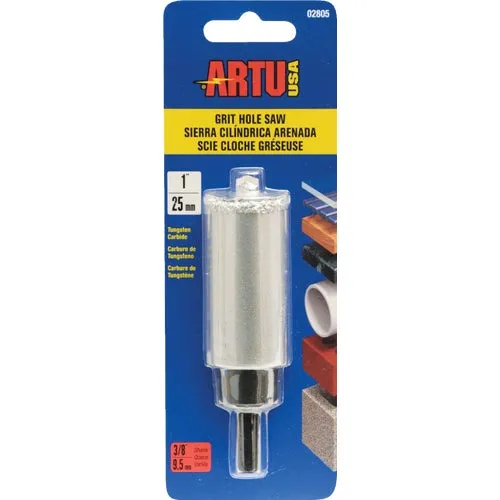 2805 ARTU Tungsten Carbide Hole Saw w/Arbor and Pilot