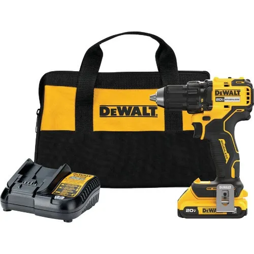 DCD777C2 DeWalt 20V MAX Lithium-Ion Brushless Compact Cordless Drill Kit