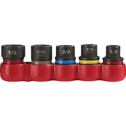 48-32-8000 Milwaukee Shockwave 6-Piece Impact Bolt Extractor Set