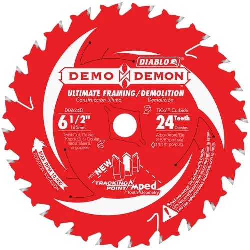 D0624DA Diablo Demo Demon Circular Saw Blade