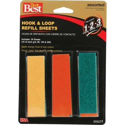 7801004 Do it Best Micro ZipSander Refill Sheets