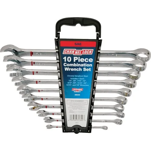 309435 Channellock 10-Piece Combination Wrench Set