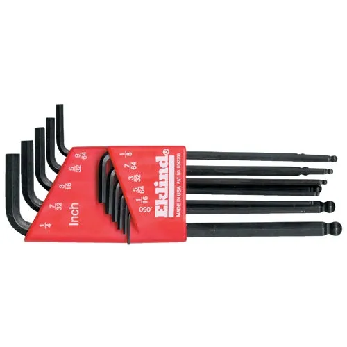 13211 Eklind 11-Piece Ball-End Hex Key Set